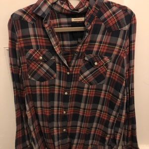 American eagle plaid shirt